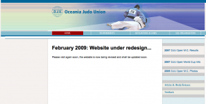 OJU Existing website screenshot. OJU Existing website screenshot.